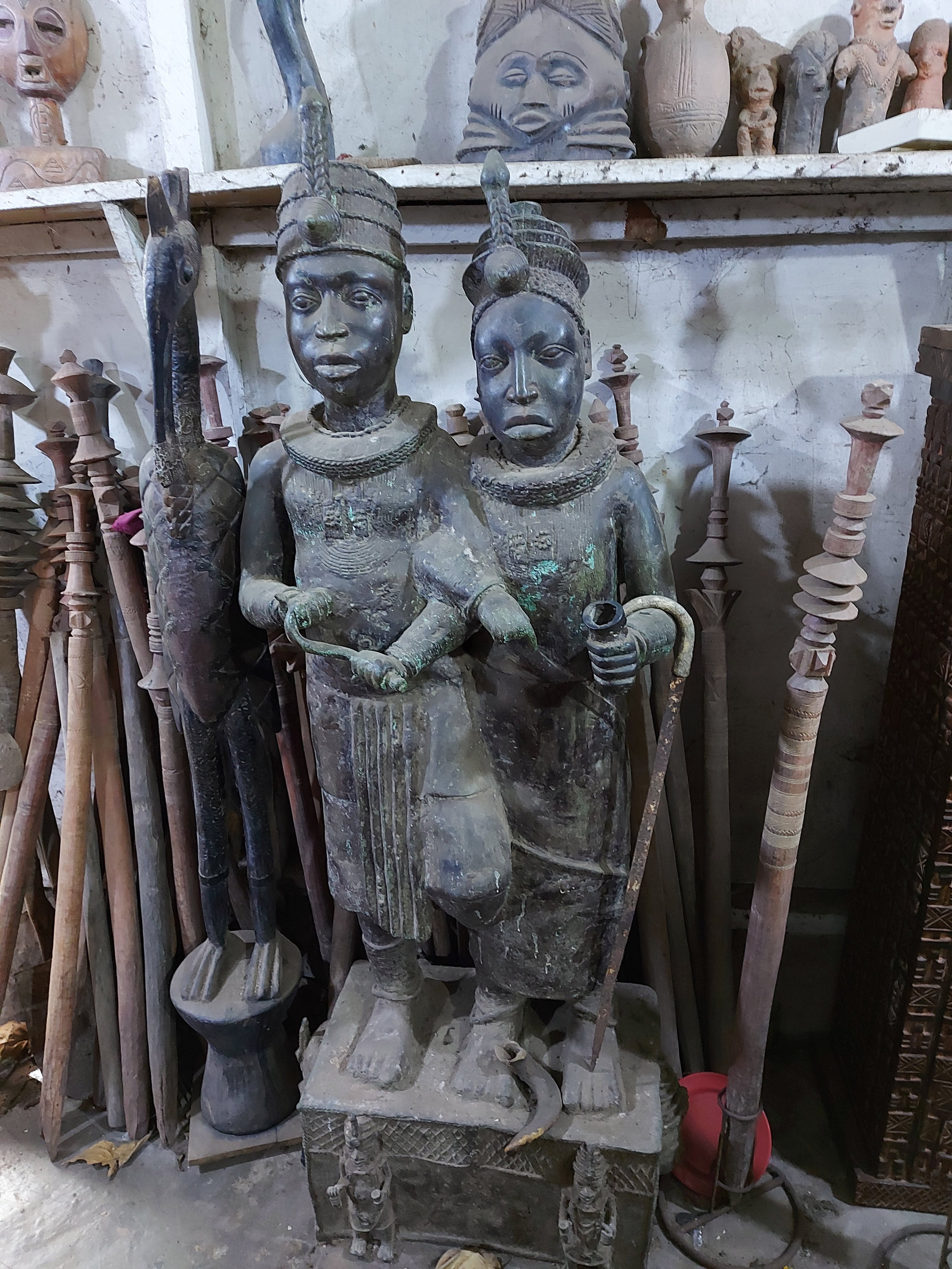 Benin Bronzes (King and Queen)
