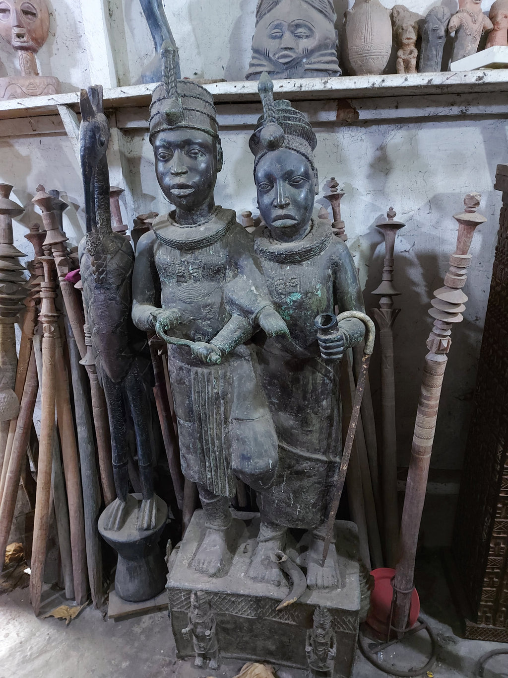Benin Bronzes (King and Queen)