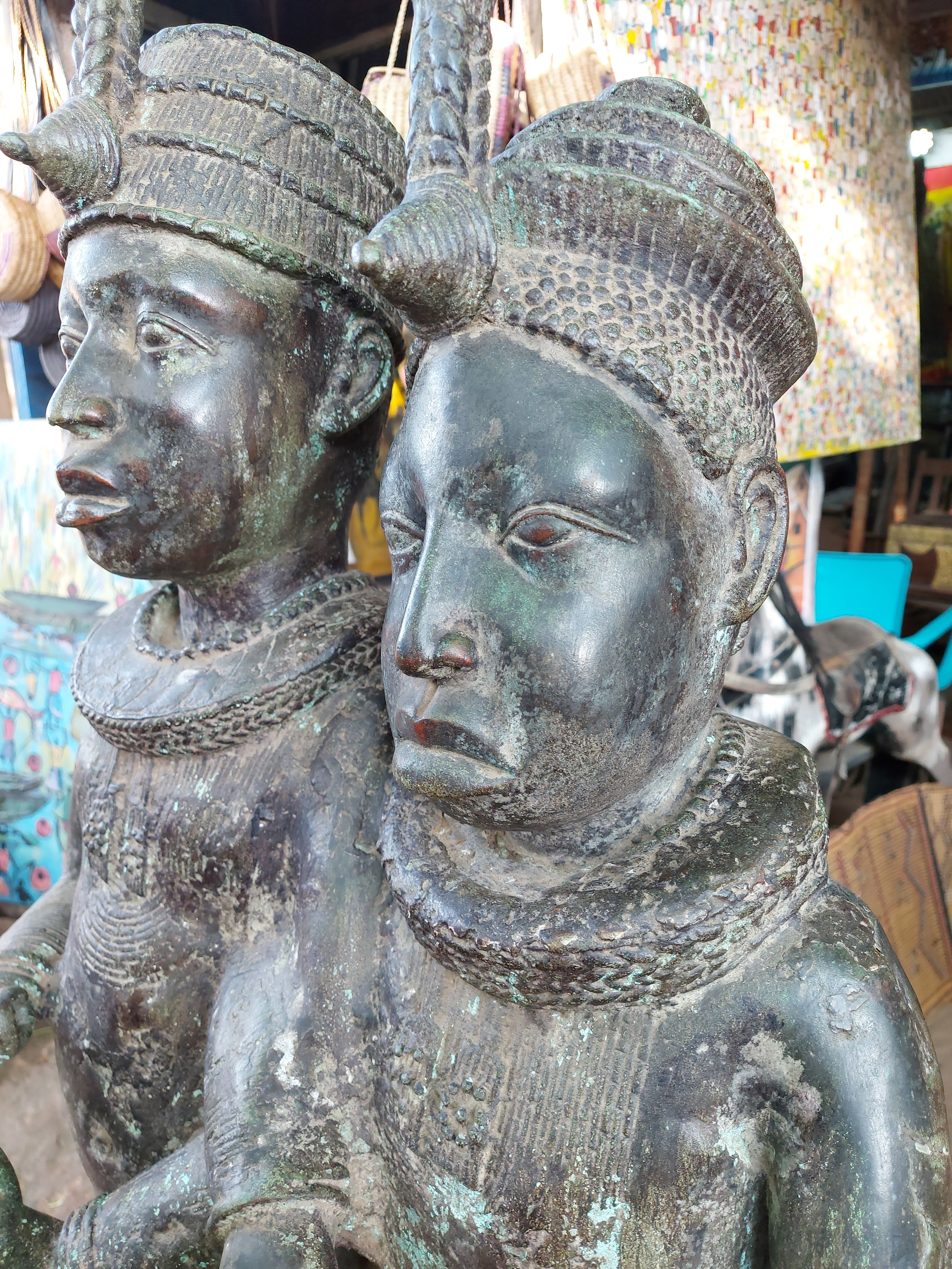 Benin Bronzes (King and Queen)
