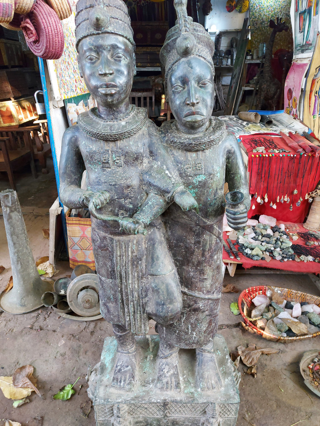 Benin Bronzes (King and Queen)