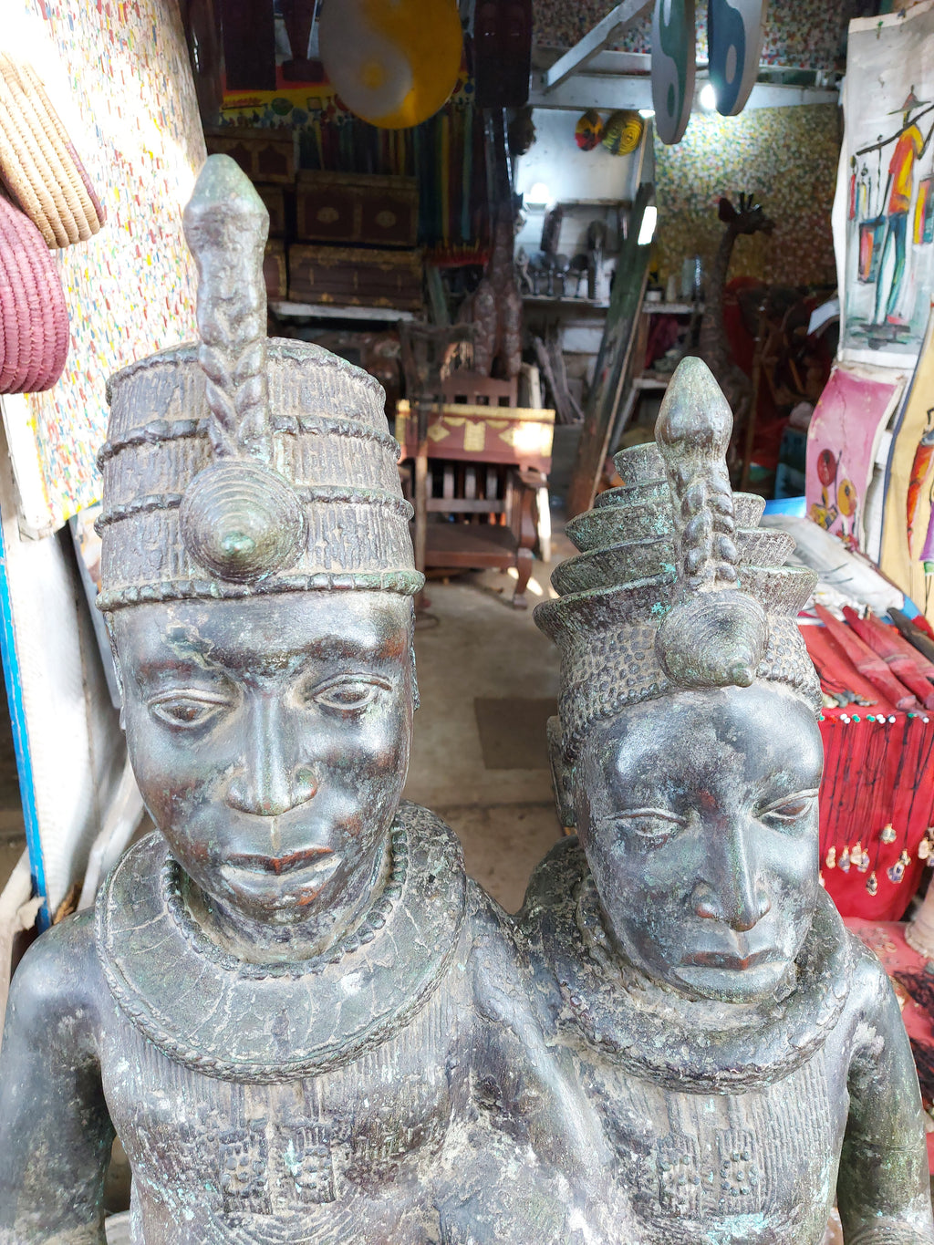 Benin Bronzes (King and Queen)
