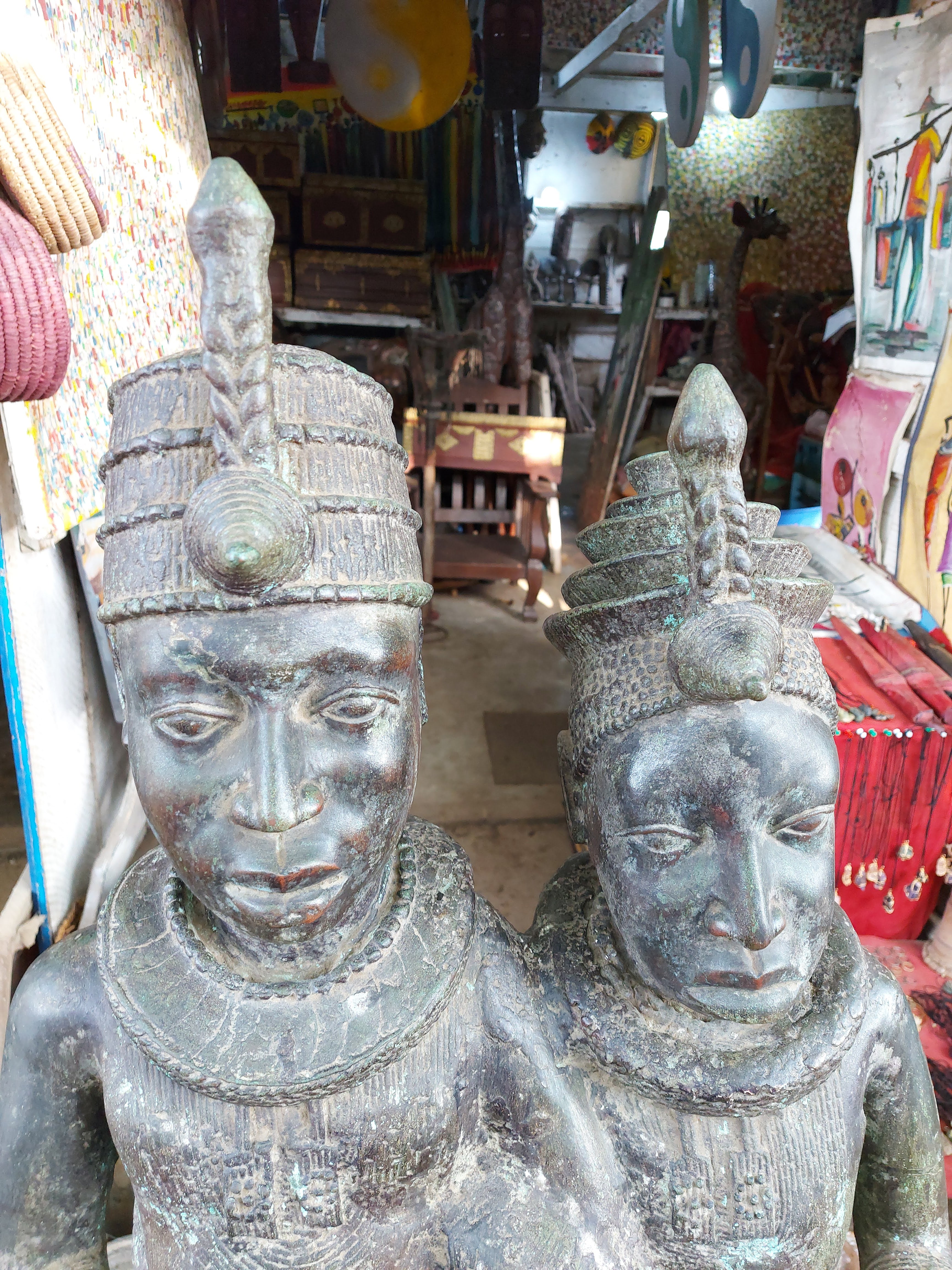 Benin Bronzes (King and Queen)
