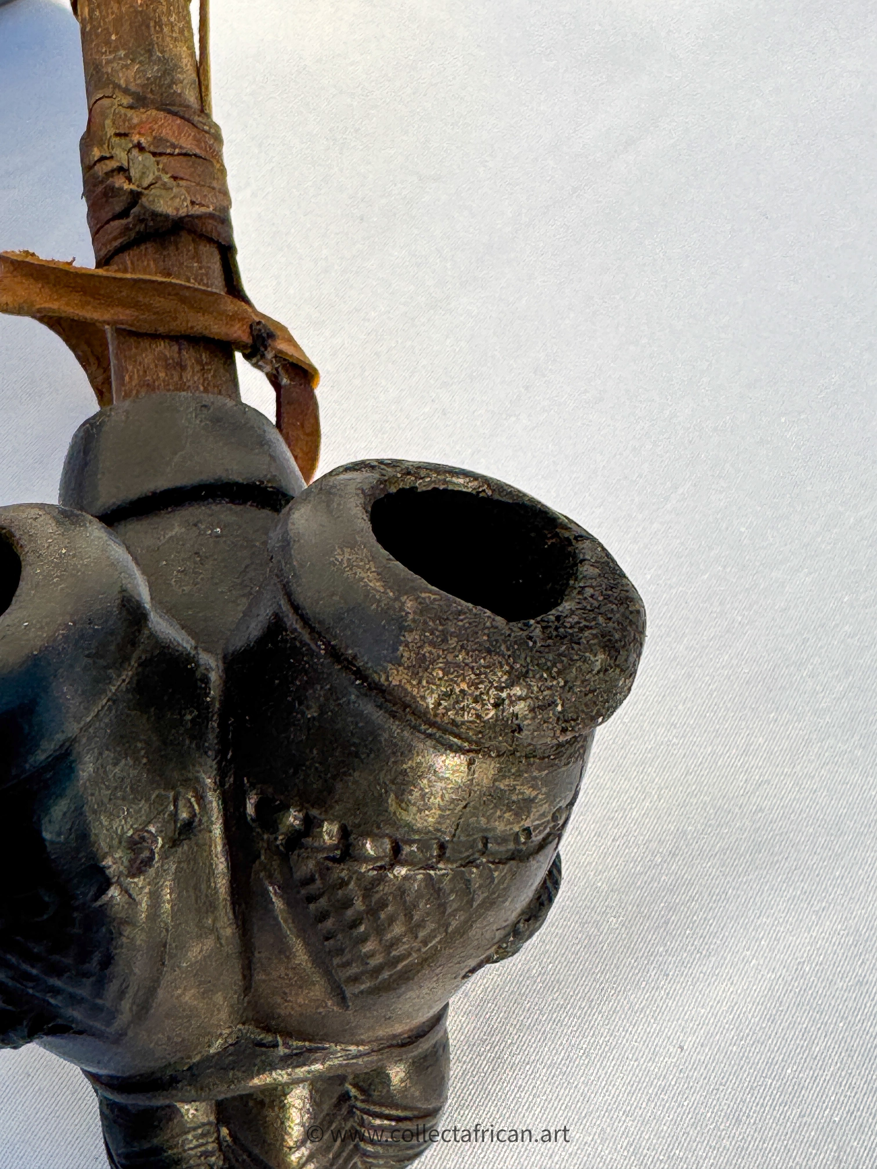 West African Double-Bowl Prestige Pipe