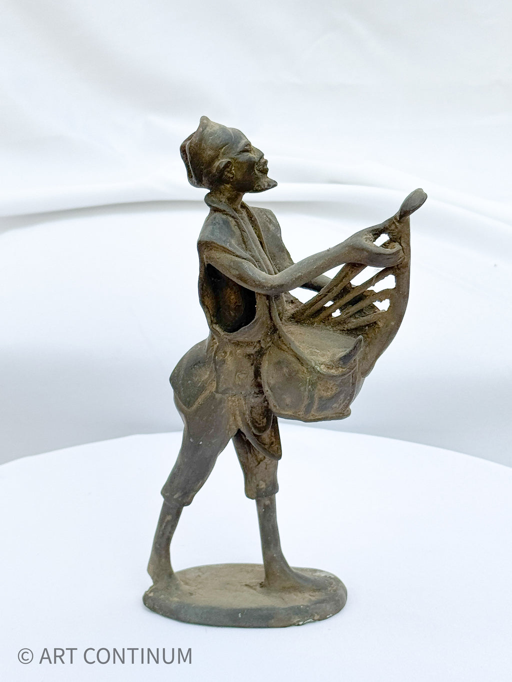 Benin Bronze Drummer (Miniature)